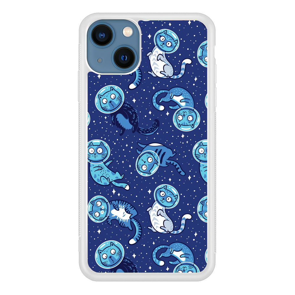 Animal Astronauts Cat in Blue iPhone 13 Case - Octracase