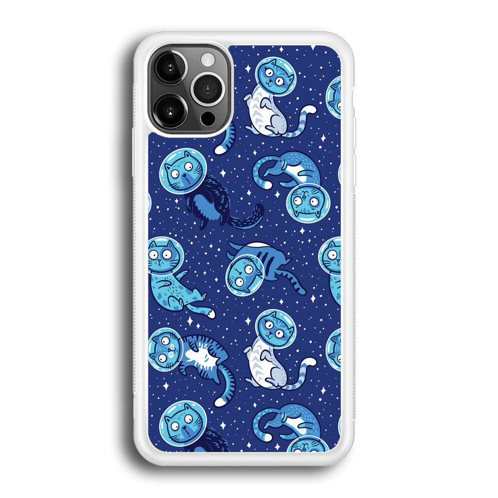 Animal Astronauts Cat in Blue iPhone 12 Pro Max Case - Octracase