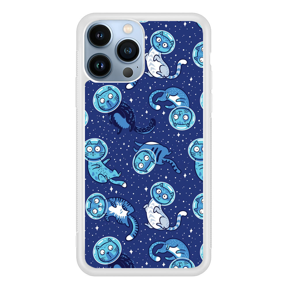 Animal Astronauts Cat in Blue iPhone 13 Pro Max Case - Octracase