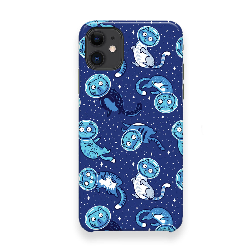 Animal Astronauts Cat in Blue iPhone 12 Case - Octracase