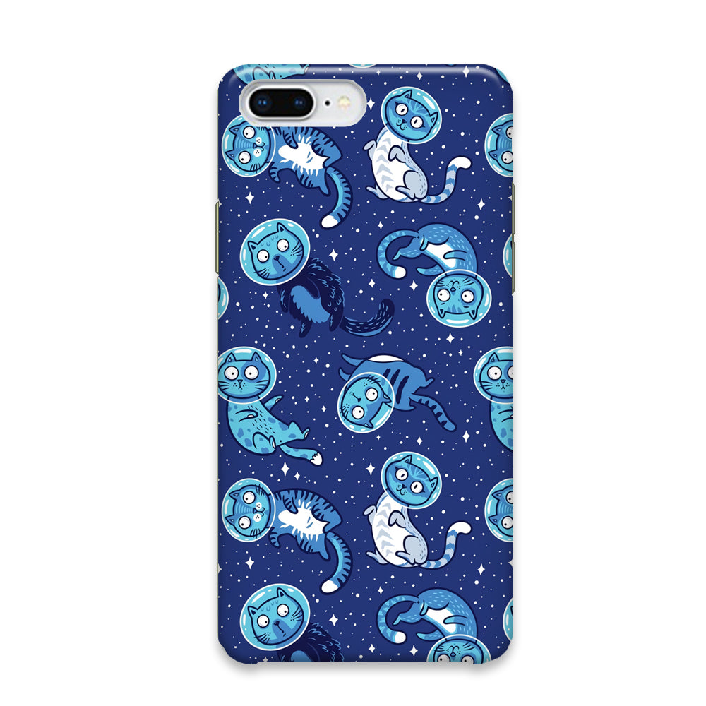 Animal Astronauts Cat in Blue iPhone 7 Plus Case