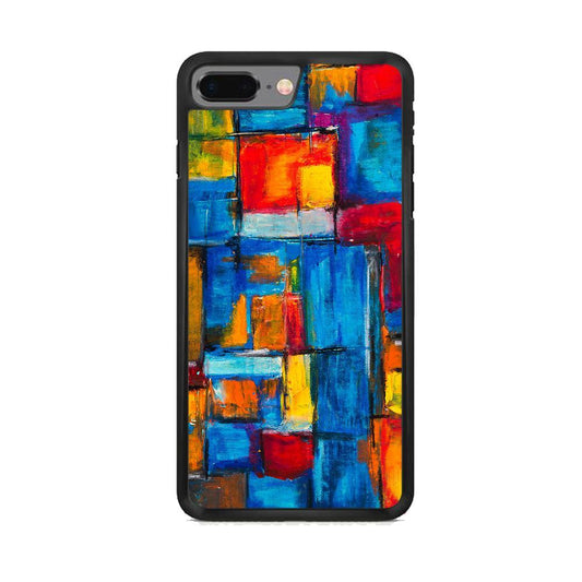 Art Abstract Painting Square Color 001 iPhone 8 Plus Case - Octracase