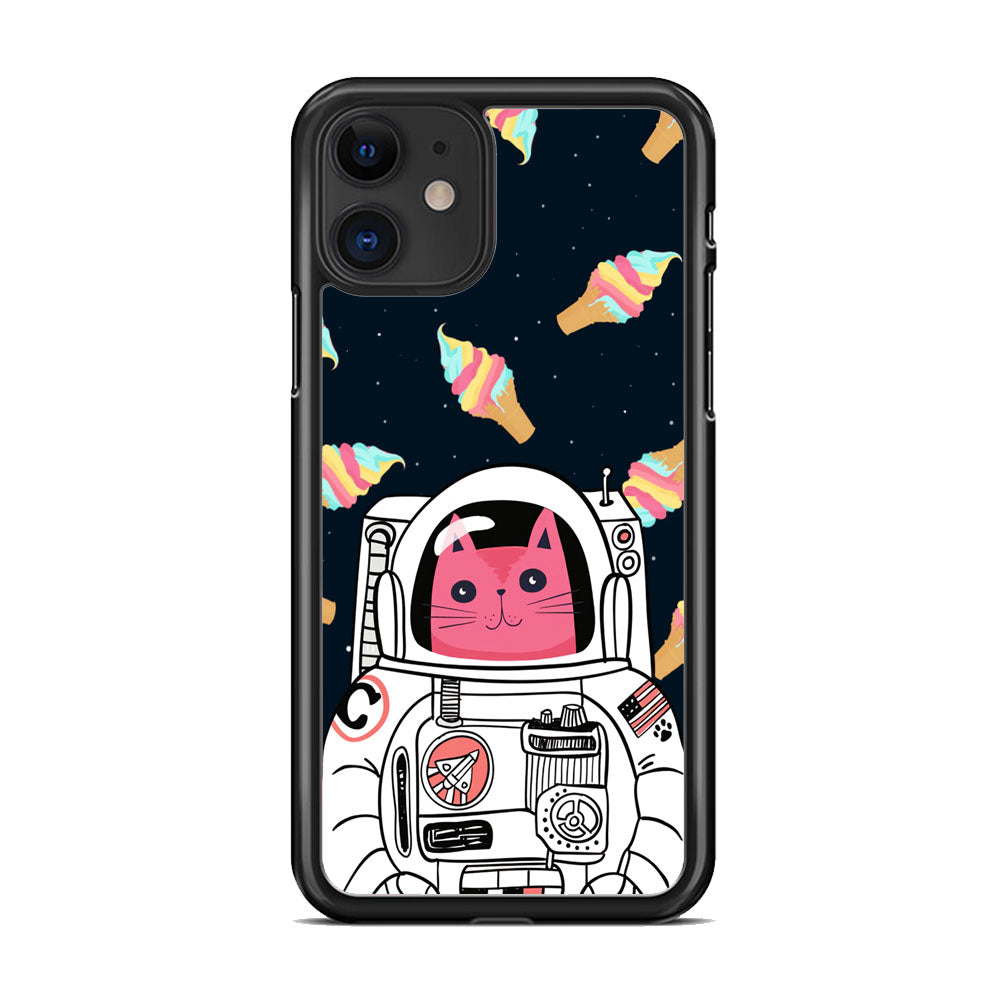 Astro Cat Space Ice Cream iPhone 11 Case - Octracase