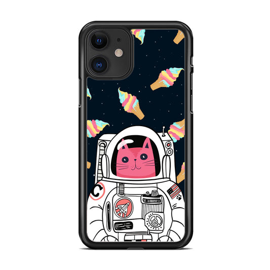 Astro Cat Space Ice Cream iPhone 11 Case - Octracase