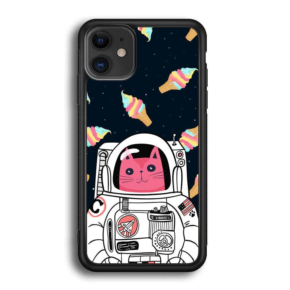 Astro Cat Space Ice Cream iPhone 12 Case - Octracase