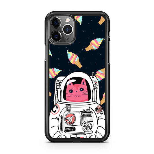 Astro Cat Space Ice Cream iPhone 11 Pro Case