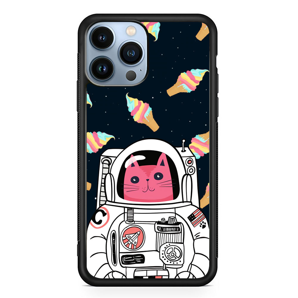 Astro Cat Space Ice Cream iPhone 13 Pro Case - Octracase