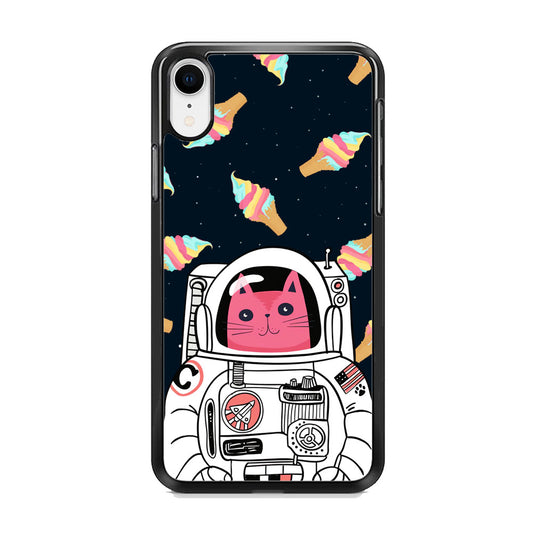 Astro Cat Space Ice Cream iPhone XR Case