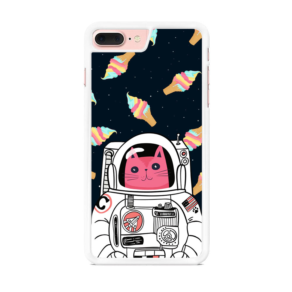 Astro Cat Space Ice Cream iPhone 8 Plus Case