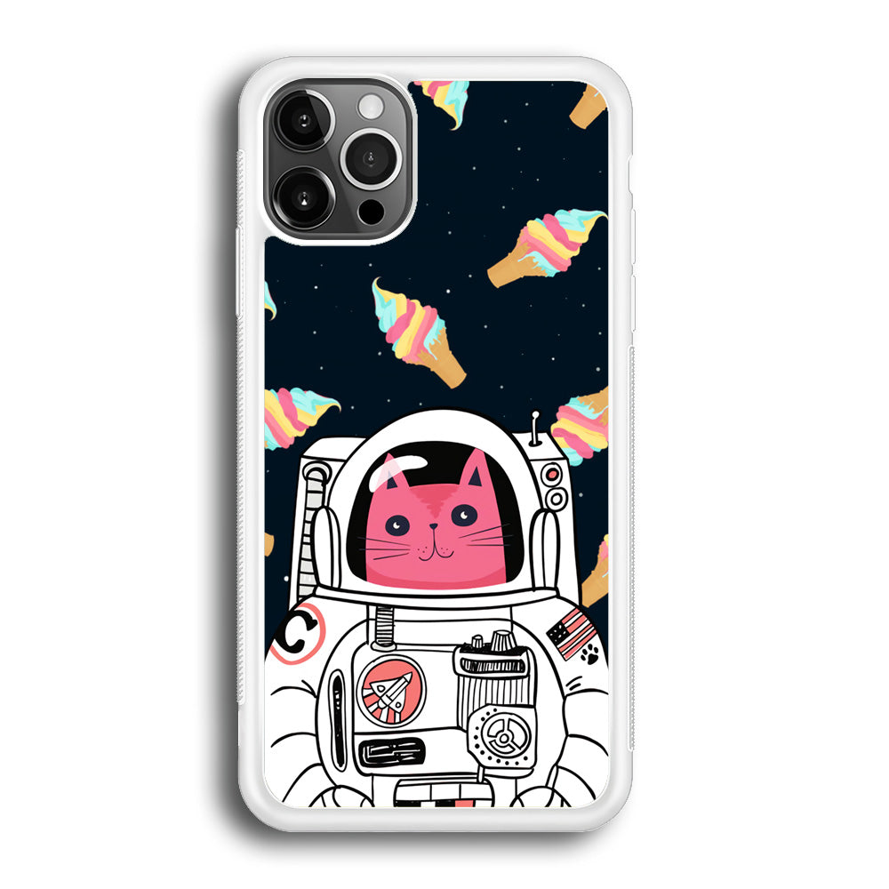 Astro Cat Space Ice Cream iPhone 12 Pro Max Case - Octracase