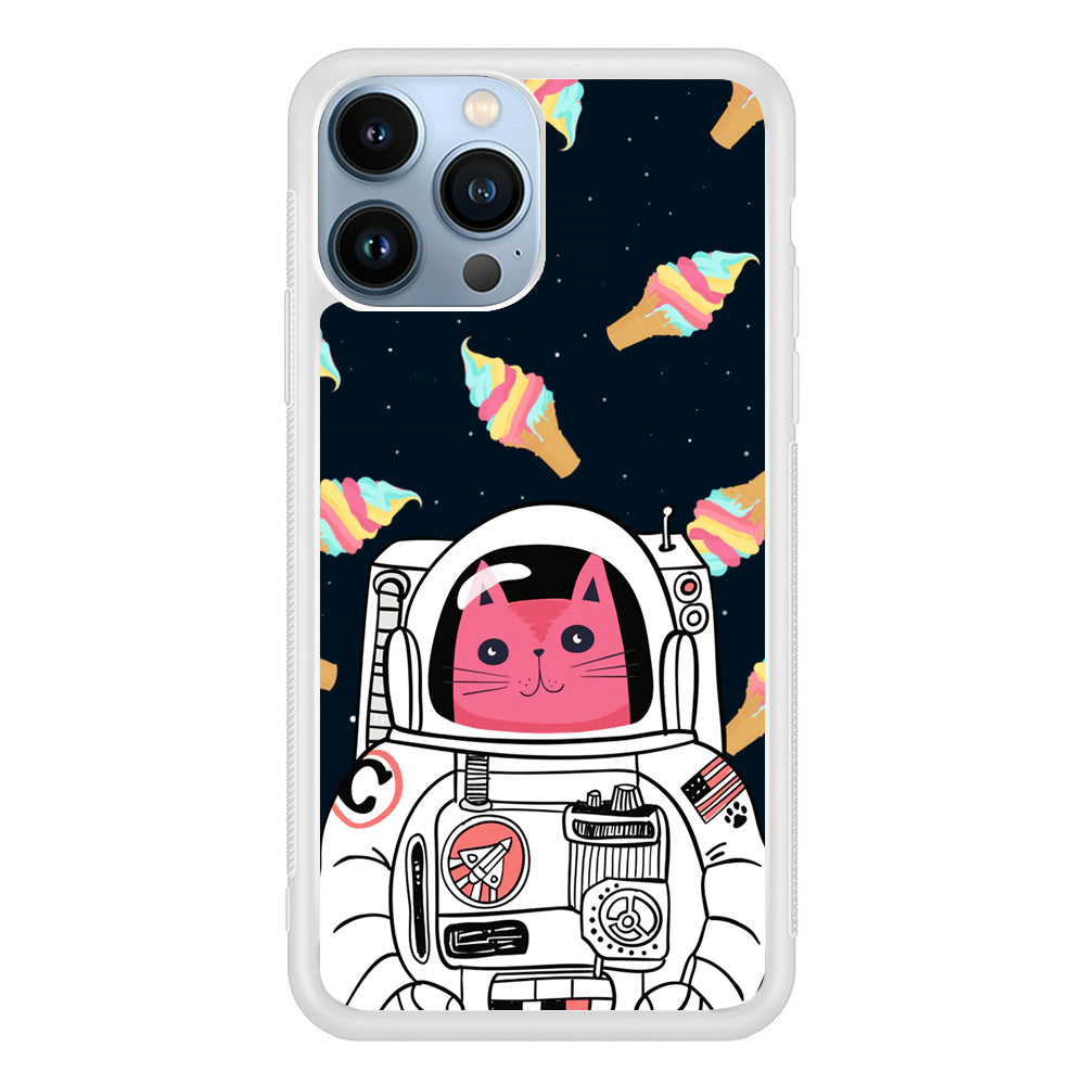 Astro Cat Space Ice Cream iPhone 13 Pro Case - Octracase