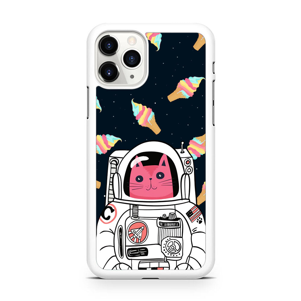 Astro Cat Space Ice Cream iPhone 11 Pro Case