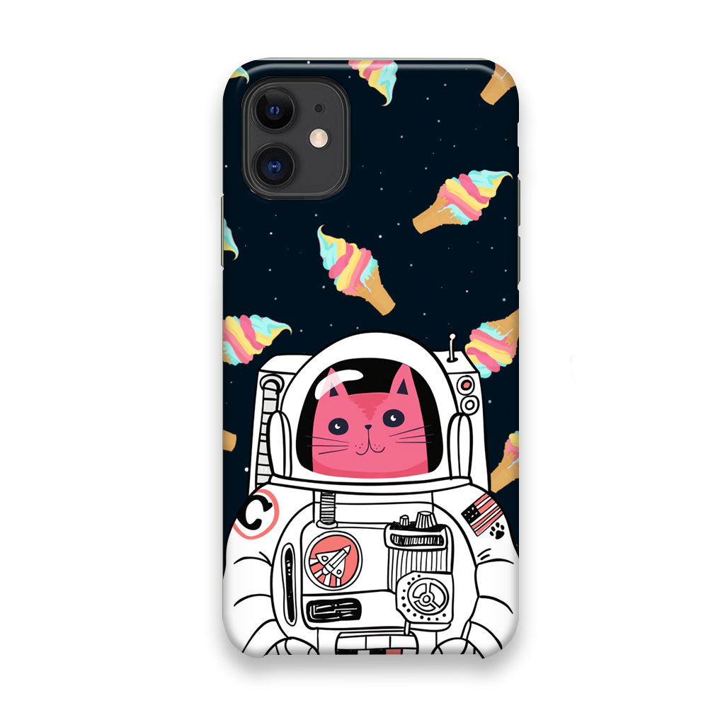 Astro Cat Space Ice Cream iPhone 11 Case - Octracase