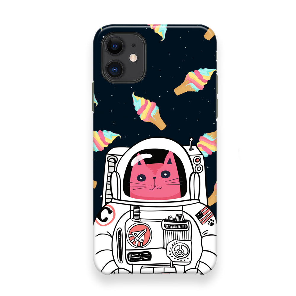 Astro Cat Space Ice Cream iPhone 12 Case - Octracase