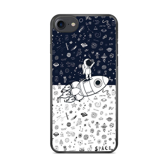 Astronauts Rocket Launcher iPhone 7 Case