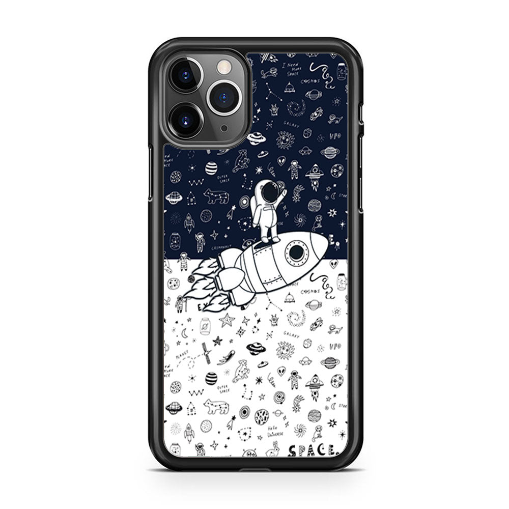 Astronauts Rocket Launcher iPhone 11 Pro Case