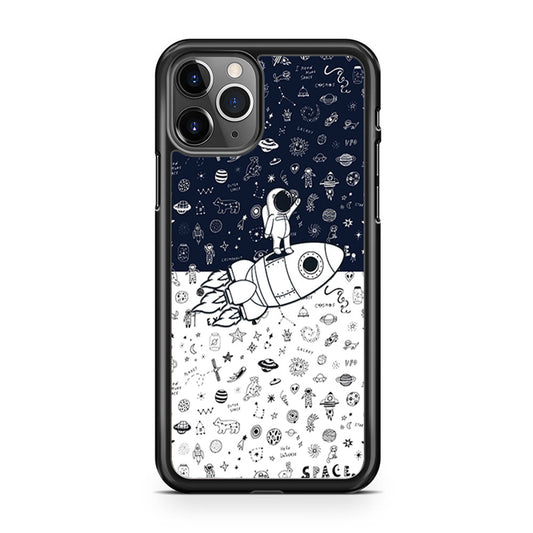 Astronauts Rocket Launcher iPhone 11 Pro Case