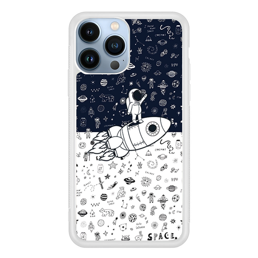 Astronauts Rocket Launcher iPhone 13 Pro Case