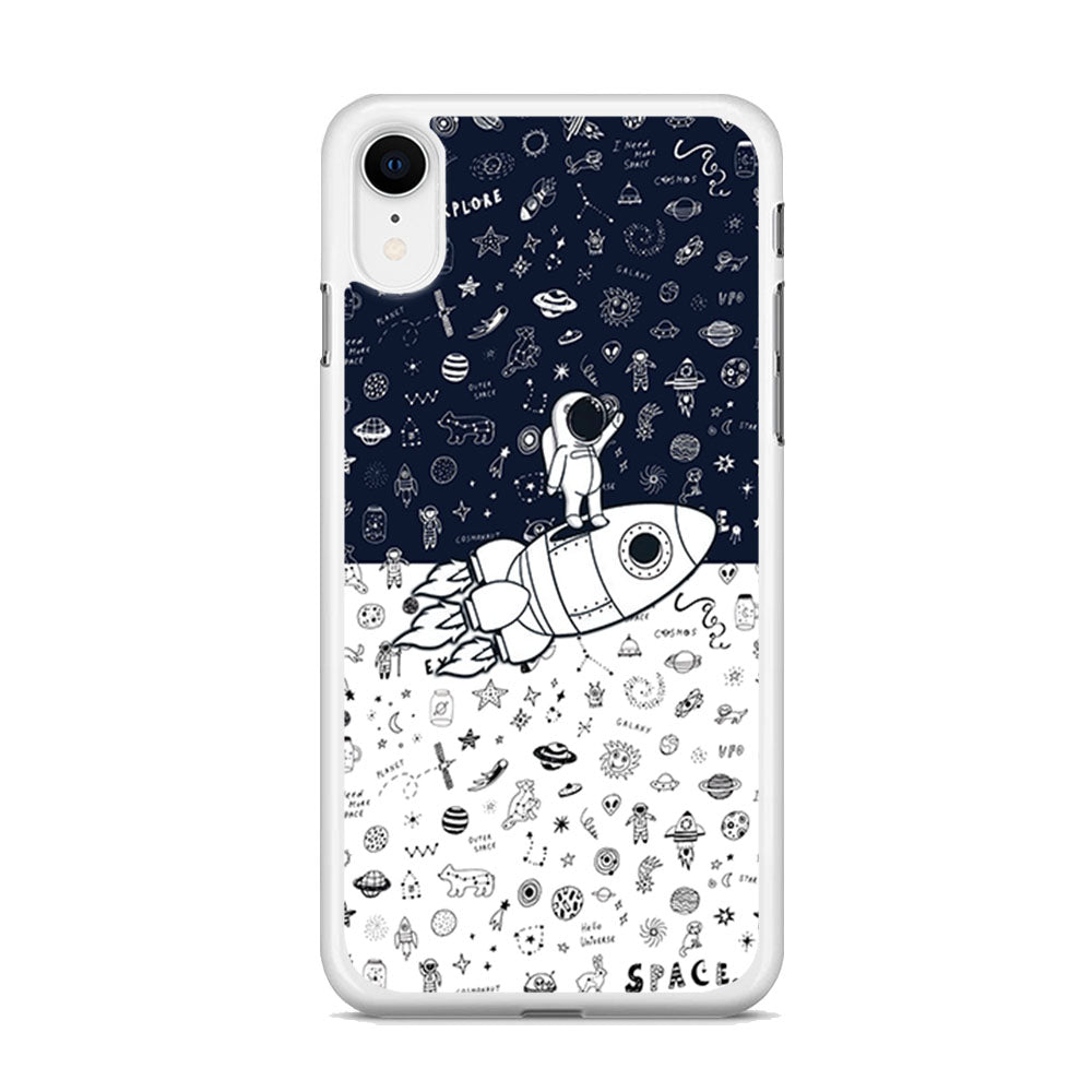 Astronauts Rocket Launcher iPhone XR Case