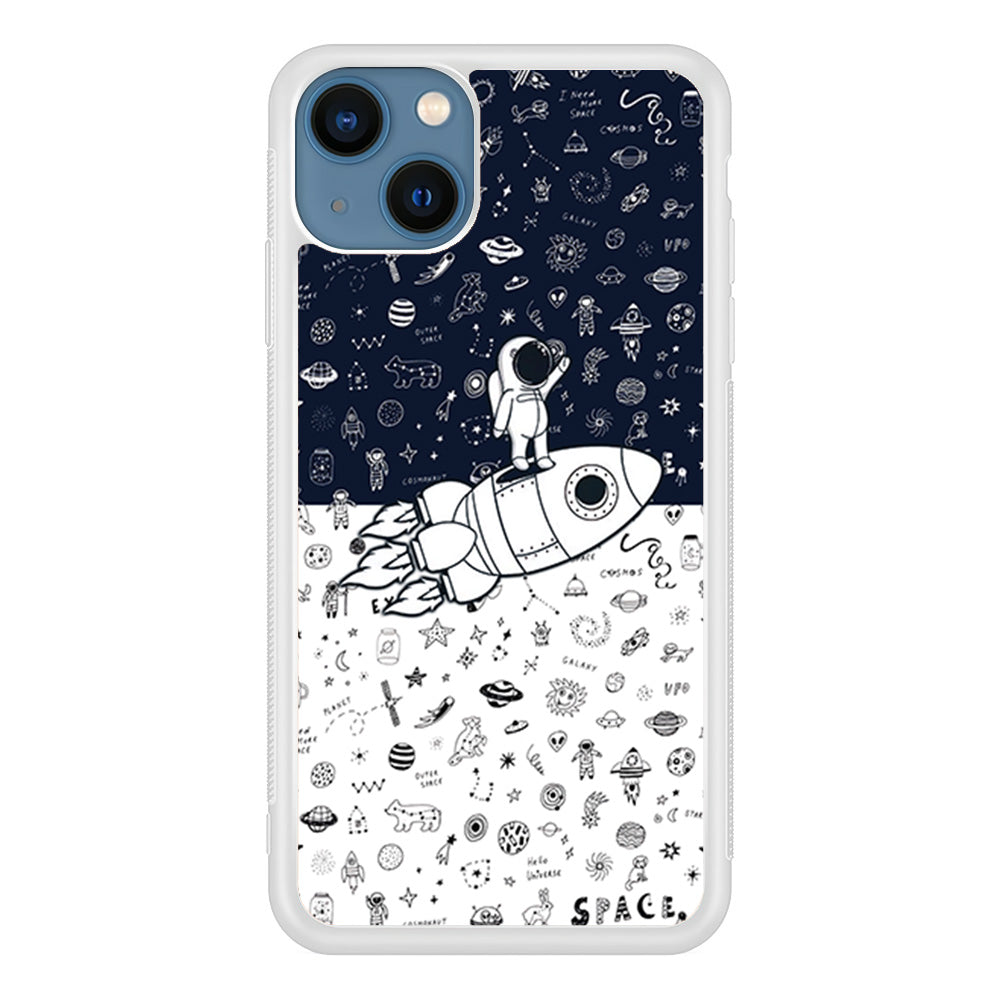 Astronauts Rocket Launcher iPhone 13 Case - Octracase