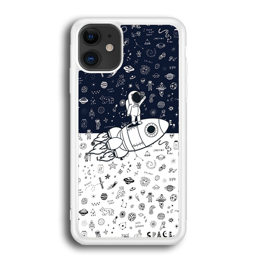 Astronauts Rocket Launcher iPhone 12 Case - Octracase