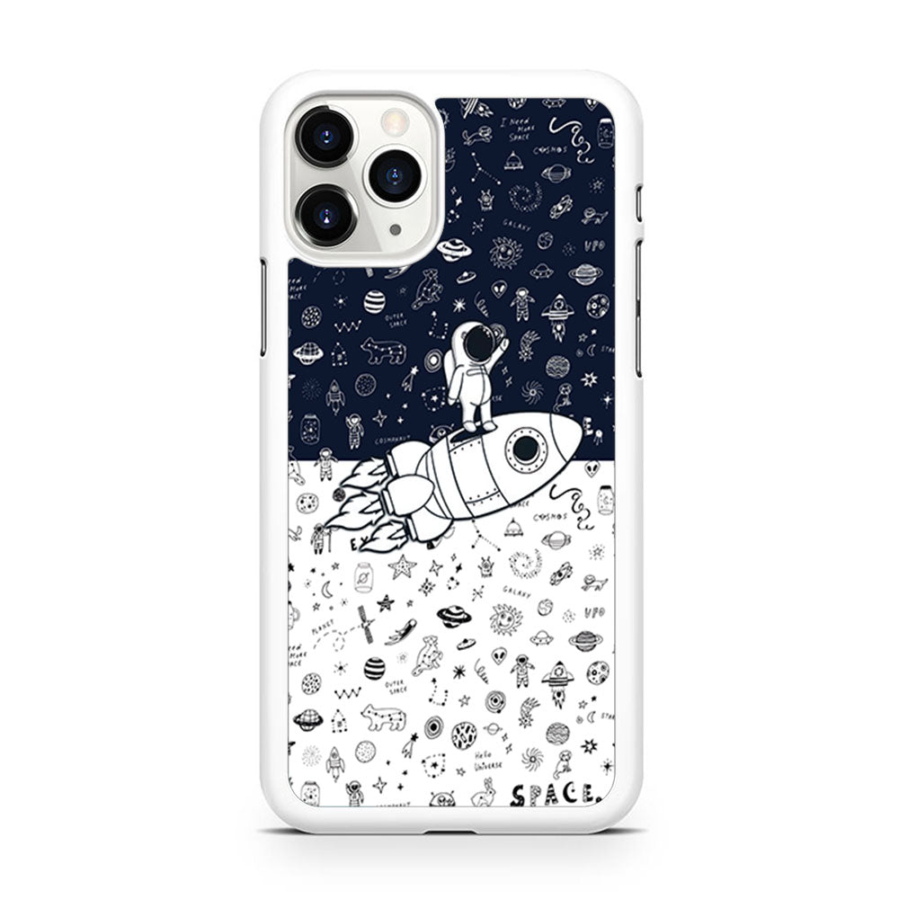 Astronauts Rocket Launcher iPhone 11 Pro Case