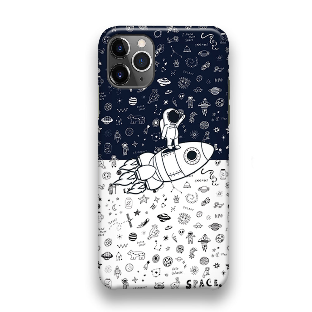 Astronauts Rocket Launcher iPhone 11 Pro Case