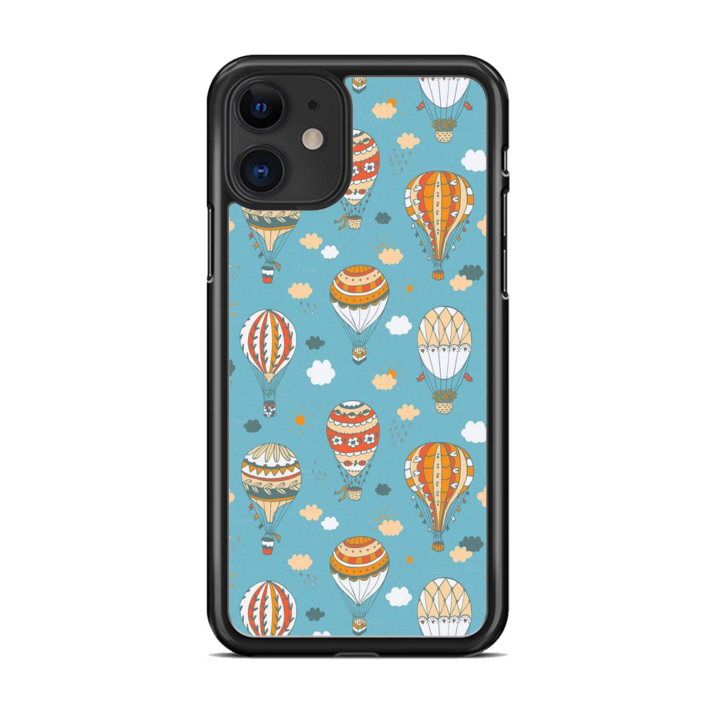 Ballons Cloudy Sky iPhone 11 Case - Octracase