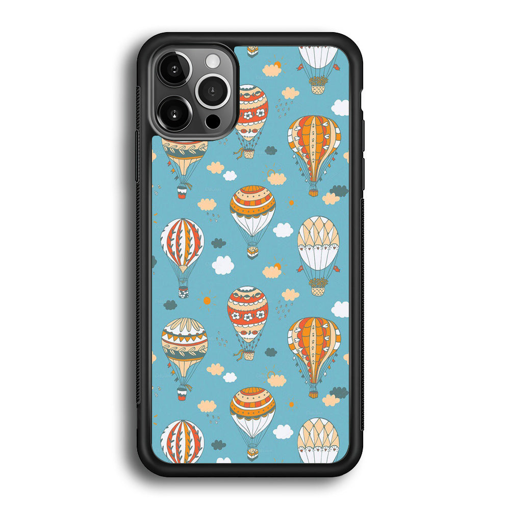 Ballons Cloudy Sky iPhone 12 Pro Case - Octracase