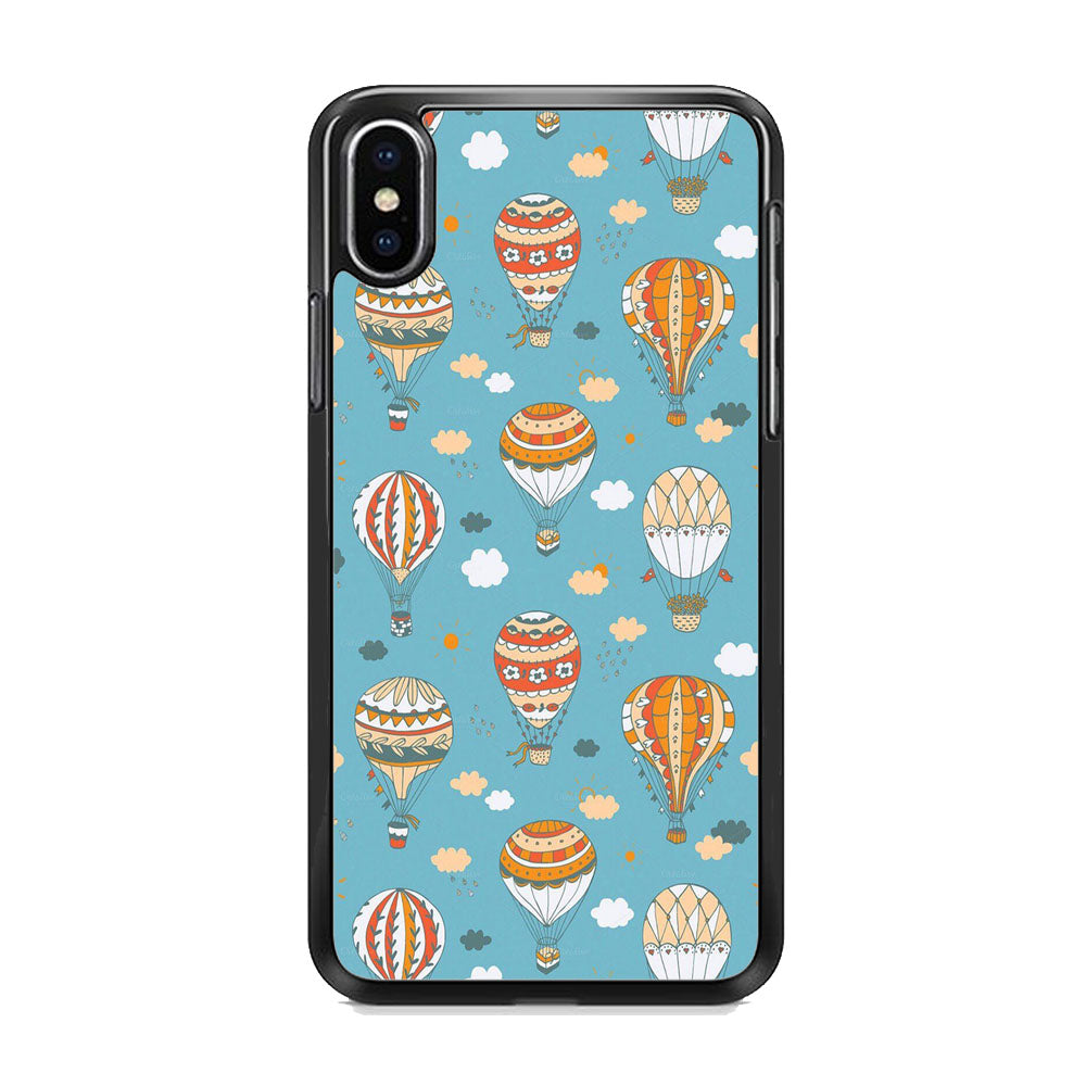 Ballons Cloudy Sky iPhone Xs Case