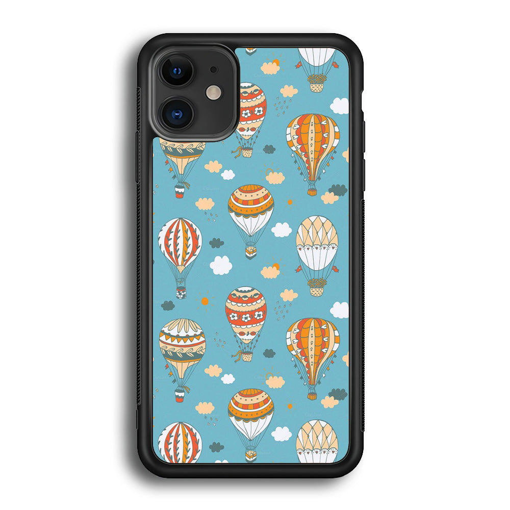 Ballons Cloudy Sky iPhone 12 Case - Octracase