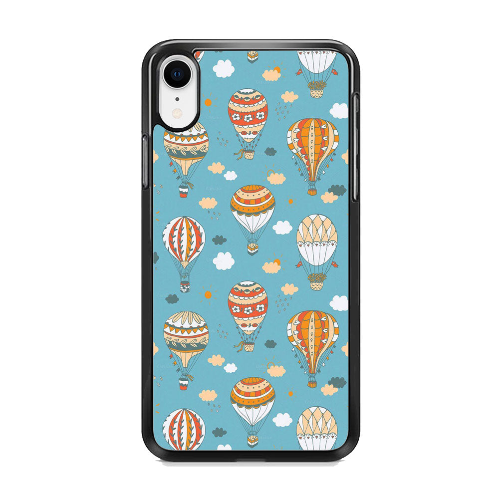 Ballons Cloudy Sky iPhone XR Case