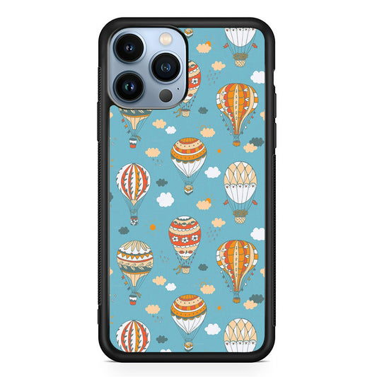 Ballons Cloudy Sky iPhone 13 Pro Max Case