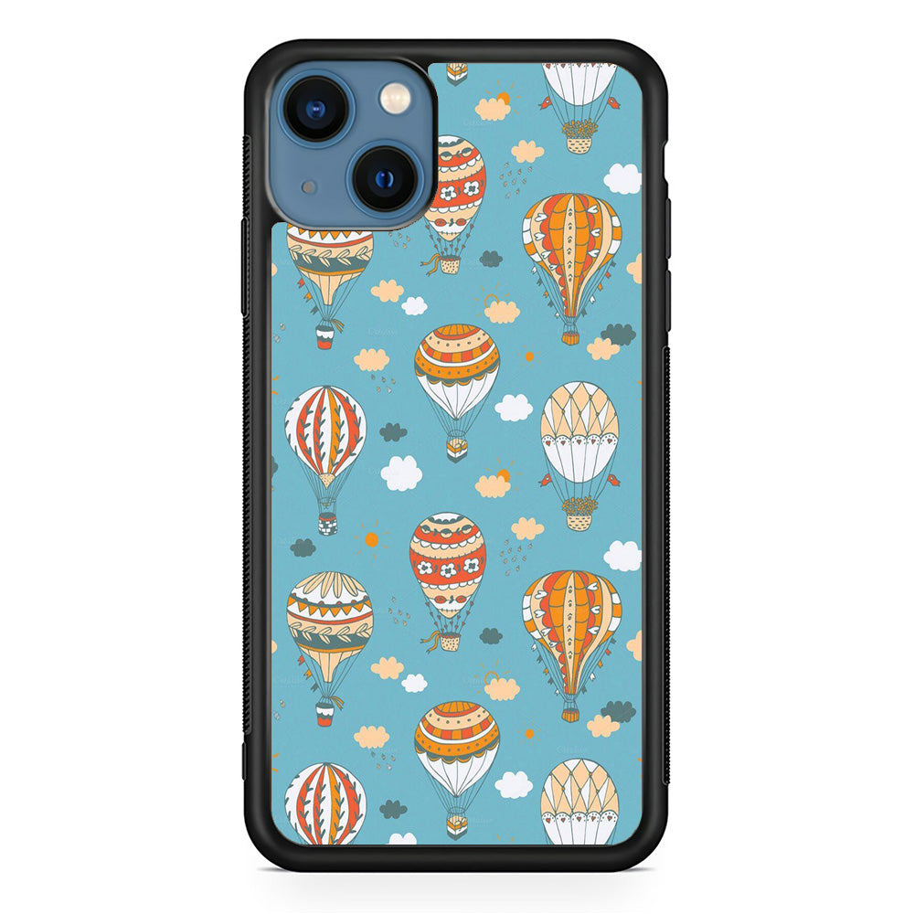 Ballons Cloudy Sky iPhone 13 Case - Octracase