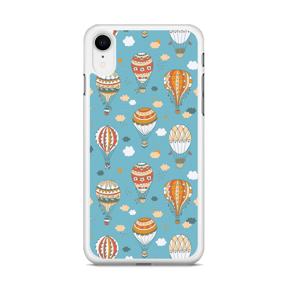 Ballons Cloudy Sky iPhone XR Case