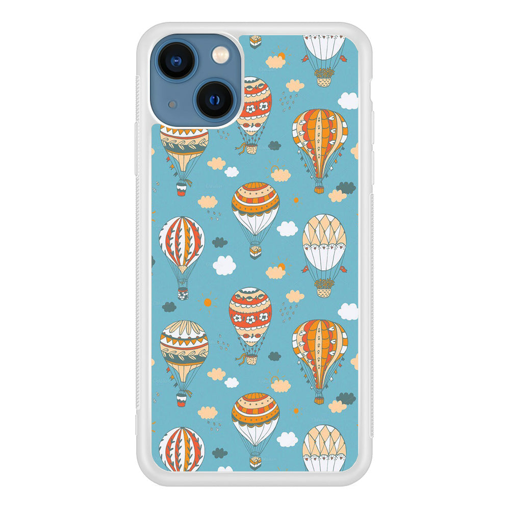 Ballons Cloudy Sky iPhone 13 Case - Octracase