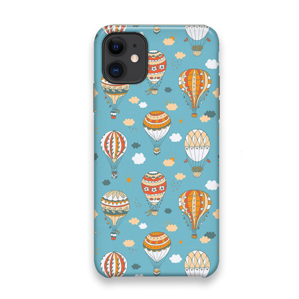 Ballons Cloudy Sky iPhone 11 Case - Octracase