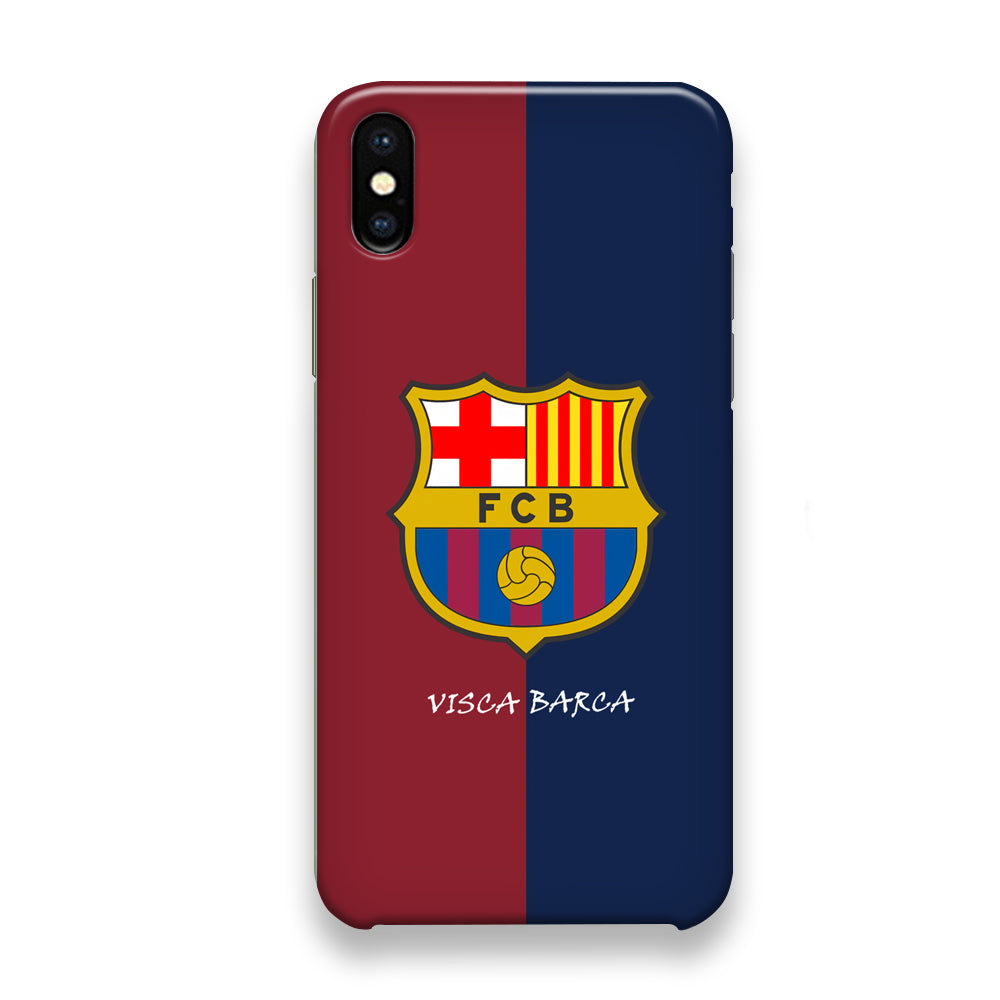 Barcelona Visca Barca iPhone X Case