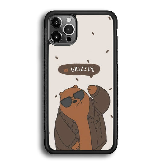 Bare Bears Grizzly iPhone 12 Pro Case - Octracase