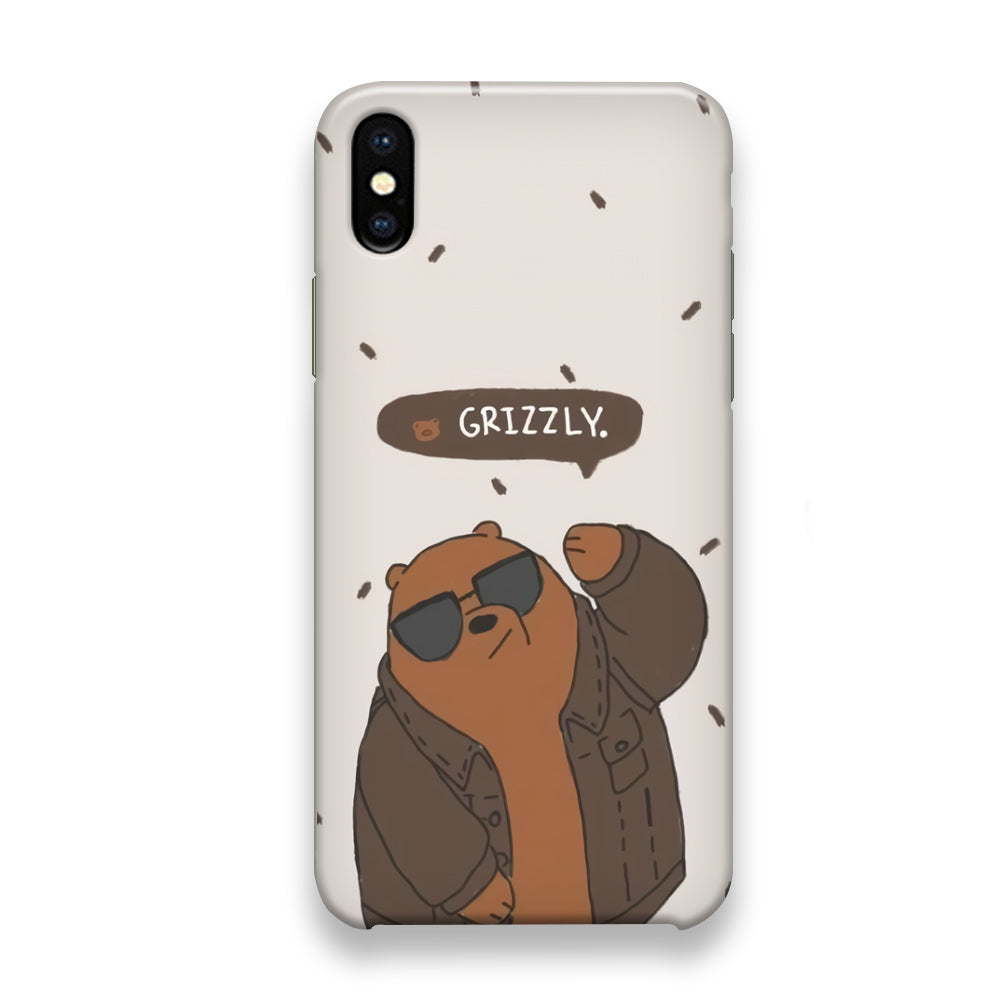 Bare Bears Grizzly iPhone X Case