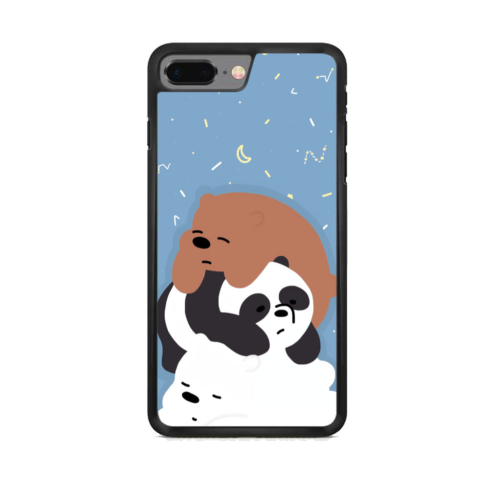 Bare Bears Tired and Feel Asleep iPhone 7 Plus Case