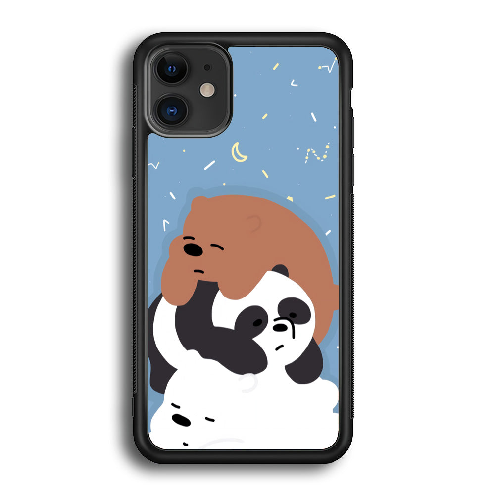 Bare Bears Tired and Feel Asleep iPhone 12 Case - Octracase