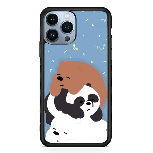 Bare Bears Tired and Feel Asleep iPhone 13 Pro Case