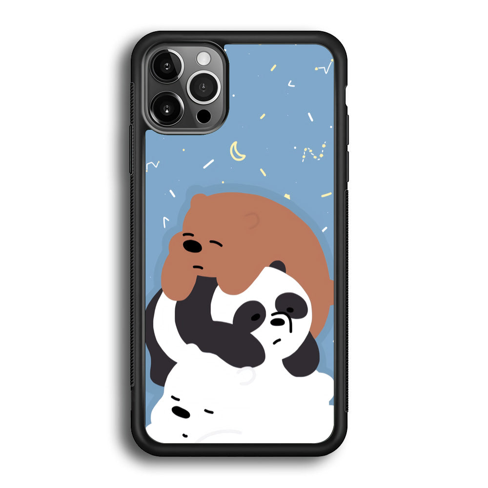 Bare Bears Tired and Feel Asleep iPhone 12 Pro Max Case - Octracase