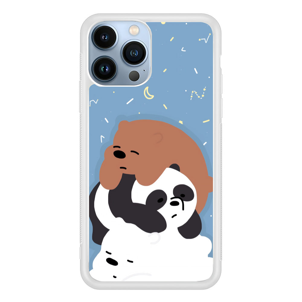 Bare Bears Tired and Feel Asleep iPhone 13 Pro Case