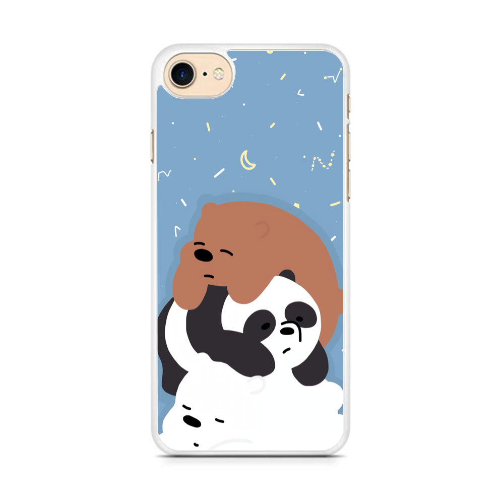 Bare Bears Tired and Feel Asleep iPhone 7 Case