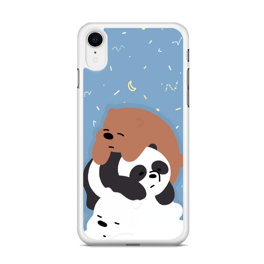 Bare Bears Tired and Feel Asleep iPhone XR Case