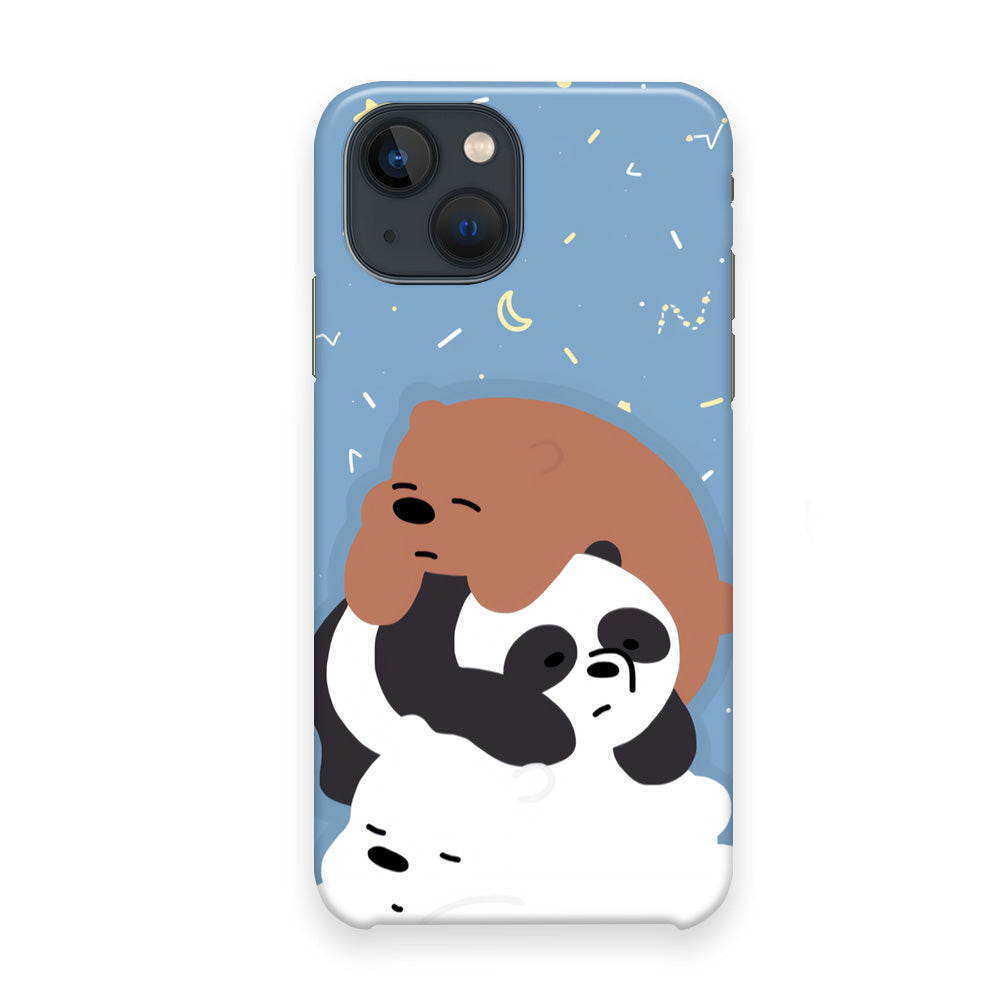 Bare Bears Tired and Feel Asleep iPhone 13 Case - Octracase