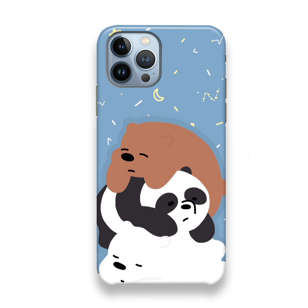 Bare Bears Tired and Feel Asleep iPhone 13 Pro Max Case