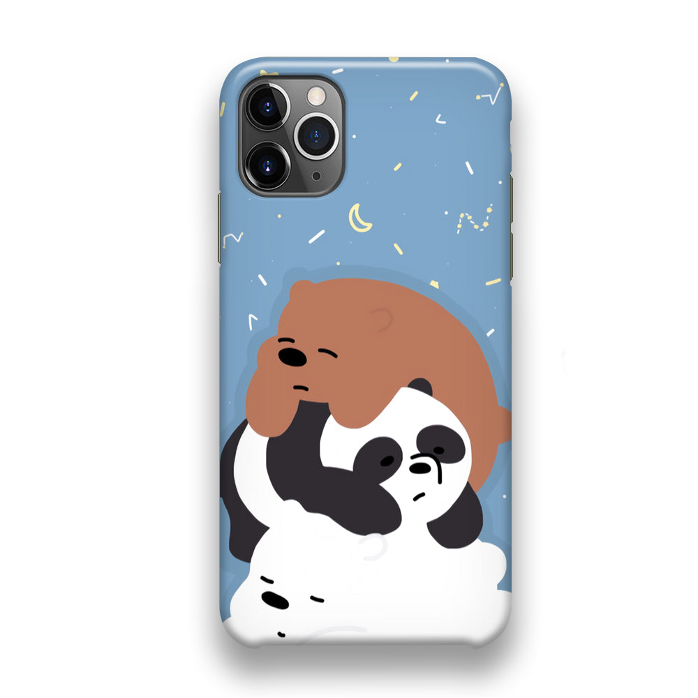 Bare Bears Tired and Feel Asleep iPhone 11 Pro Case